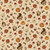 Henry Glass Hello Fall Tossed Motifs Cream Cotton Fabric By The Yard