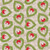 Studio E Snow Place Like Home Heart Wreaths Beige Cotton Flannel Fabric By Yd
