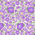 Henry Glass Nana Mae V Medium Floral Lavender Cotton Fabric By The Yard