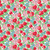 Henry Glass Nana Mae V Clover & Daisies Red Cotton Fabric By The Yard