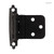 H0104AC-FB 3/8" Self Closing Inset Hinge Flat Black Set of 2