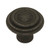 PBF524Y-PEW 1 1/2" Ringed Cabinet Drawer Knob Pewter