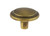PN0258-LAN Antique Lancaster Brass 1 1/4" Raised Ring Cabinet Drawer Knob
