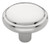 P6361AC-PC-C7  Polished Chrome Round Domed Top Cabinet Drawer Knob