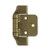 H01915C-AE Antique English Brass 1/2" Overlay Semi Wrap Hinge 2 Pack