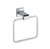 77546 Ara Bath Towel Ring Polished Chrome Finish