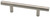 P13457L-SS  3 3/4" Stainless Steel Bar Knob Drawer Pull  4 Pack