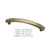 Liberty P84300V-BZA 3 3/4" Antique Bronze Contempo II Knuckle Design Drawer Pull