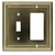 W060ZMC-SBA Architect Switch/ GFCI Antique Satin Bronze Cover Plate