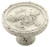 PBF656C-254 1 3/8" Vintage Antique White Turtle Drawer Cabinet Knob