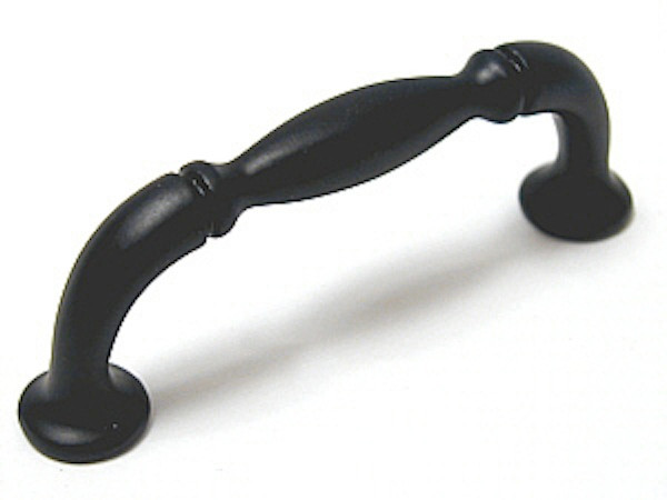 Avante 62796FB 3 3/4" Cabinet Drawer Knob Pull Flat Black