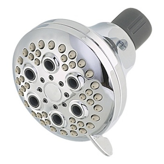 Peerless 76551 Chrome 5 Spray Settings Massage Shower Head