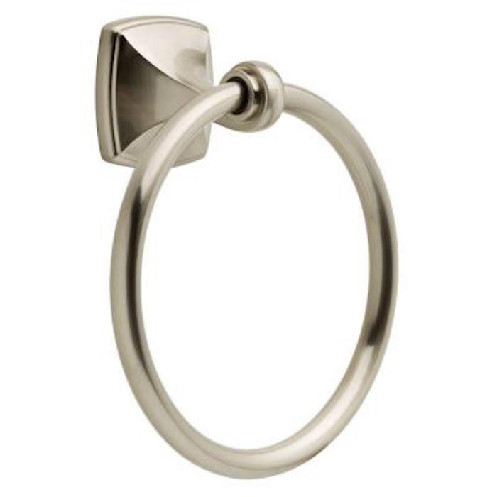 AMA46-SN Amaya  Bath Towel Ring Satin NIckel Finish