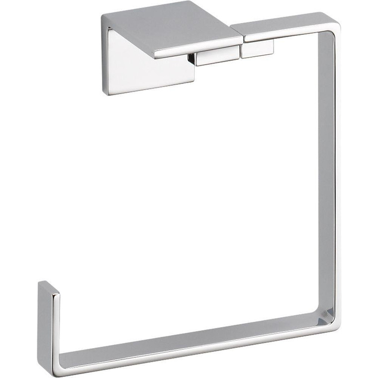 77746 Vero Bath Towel Ring Chrome Finish