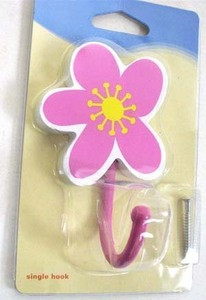 085-03-3348 Bohemian Bloom Pink Flower Coat Hat Robe Hook