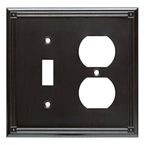 Ruston Plate W20193-VBR Ruston Venetian Bronze Single Switch / Duplex Outlet Cover Plate