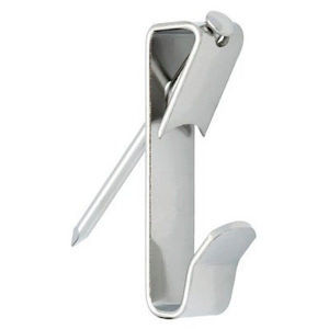 161001 Pack of 5 Picture Hangers Chrome 30#