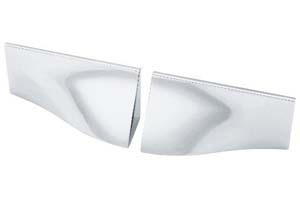 PN1256-PC Chrome Waterfall Cup Cabinet Drawer Pull Knob