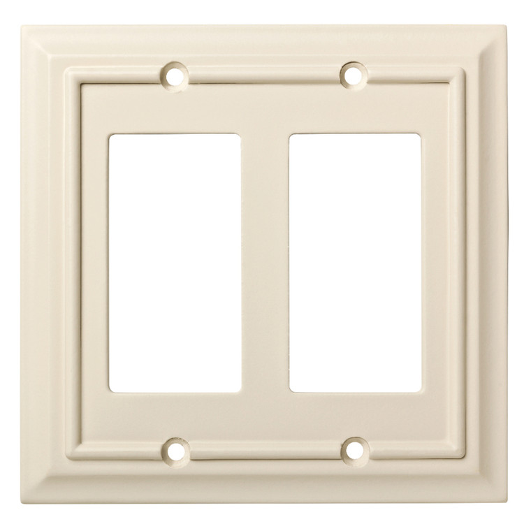 W10769-LAL Lt. Almond Architect Double GFCI Cover Plate W10769-LAL Lt. Almond Architect Double GFCI Cover Plate