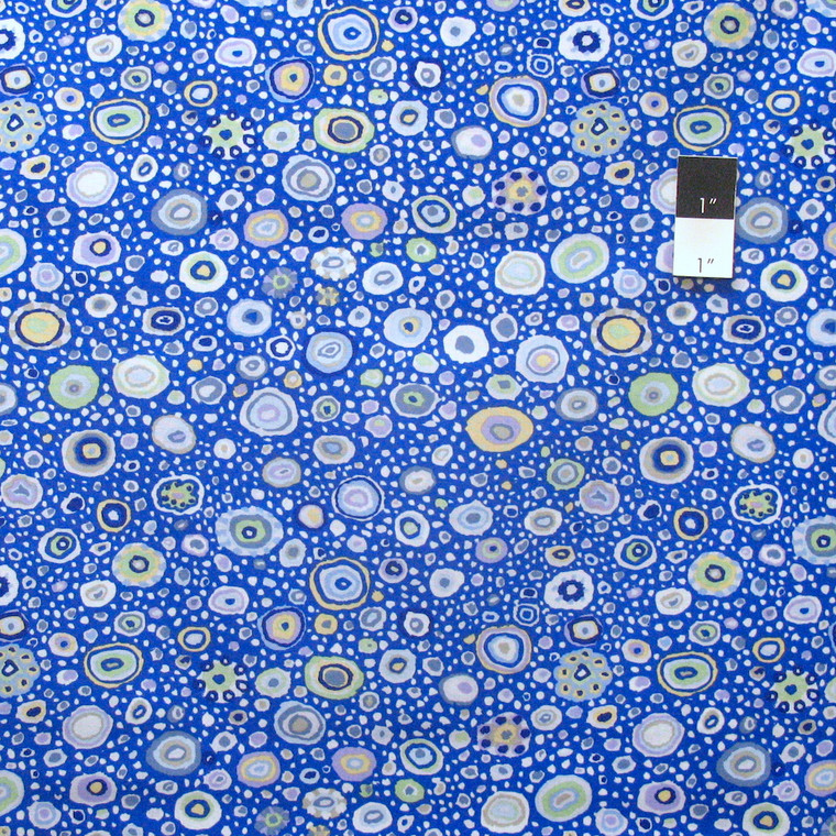 Kaffe Fassett PWGP01 Roman Glass Blue Cotton Fabric By The Yard