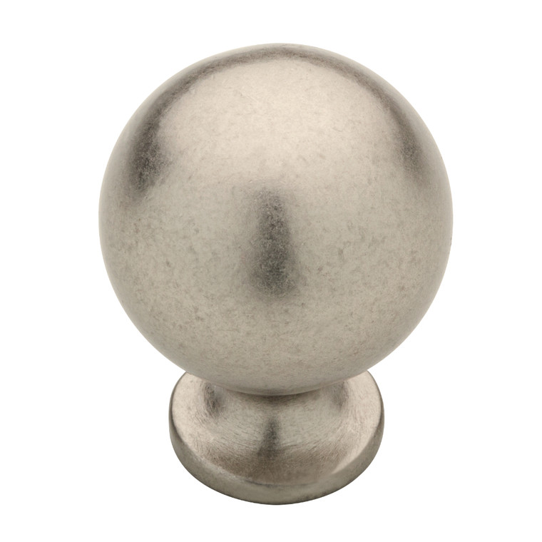 P21108-475 Bedford Nickel Antique 1 1/8" Cabinet Drawer Pull Knob