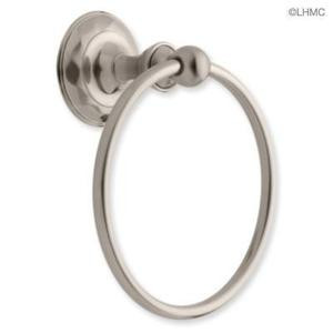 Delta 133057 Pirouette Towel Ring Bath Accessories Satin Nickel