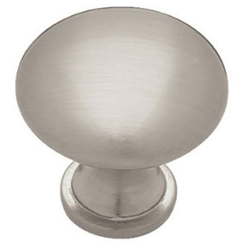 BULK P50154L--STN 1 1/4" Satin Nickel Round Garrett Cabinet Knob 100 Pack