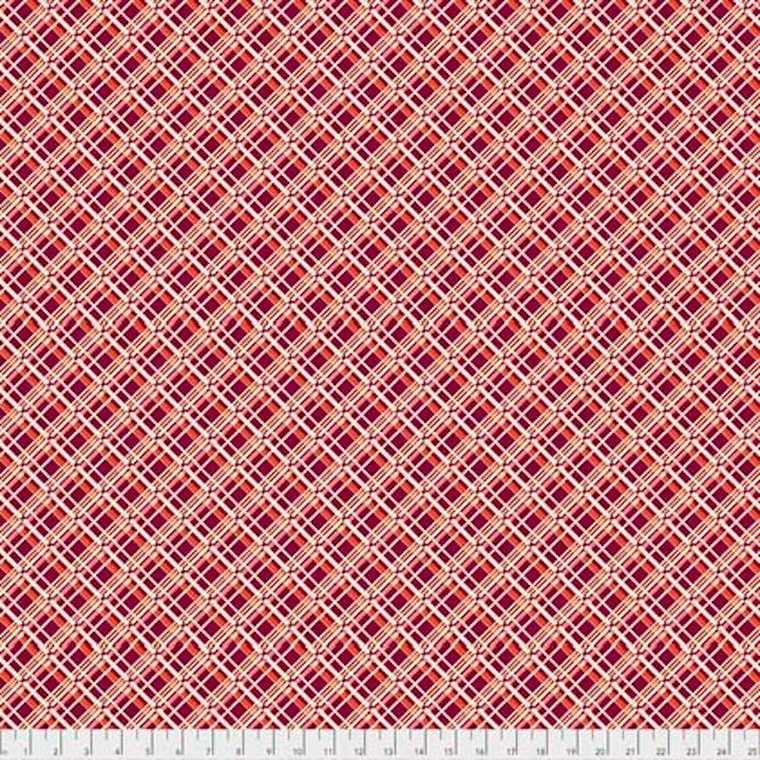 Denyse Schmidt PWDS145 Ludlow Off Plaid Dogwood Cotton Fabric By Yd Denyse Schmidt PWDS145 Ludlow Off Plaid Dogwood Cotton Fabric By Yd