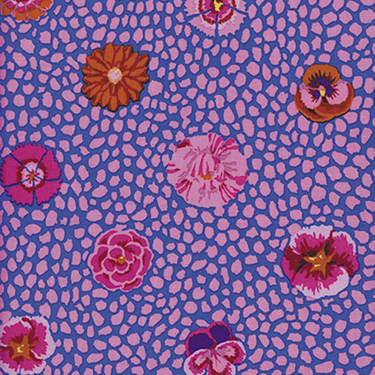 Kaffe Fassett GP59 Guinea Flower Pink Cotton Fabric By The Yard