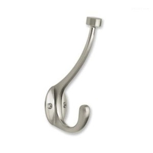 Brainerd TVPLLT-SN Satin Nickel Pilltop Coat, Hat, Robe Hook
