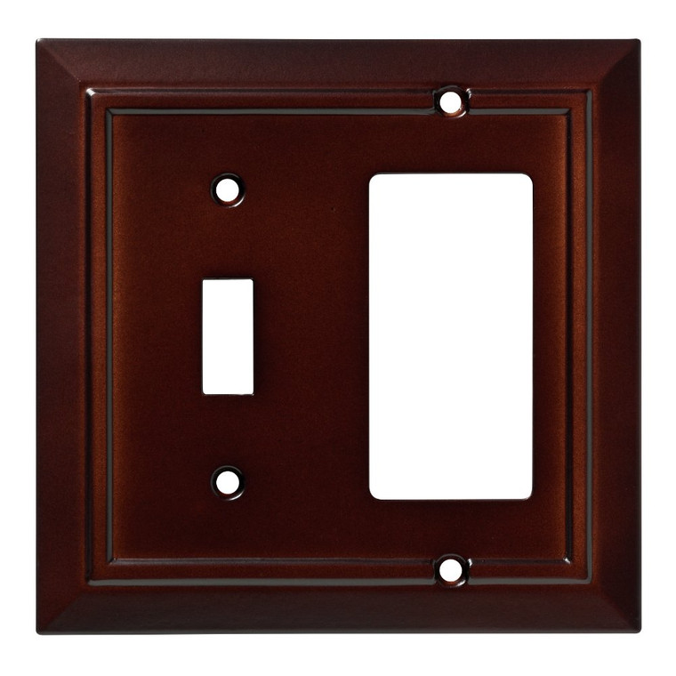 W35246-ESO Architect Espresso Single Switch / GFCI  Switch Cover Plate