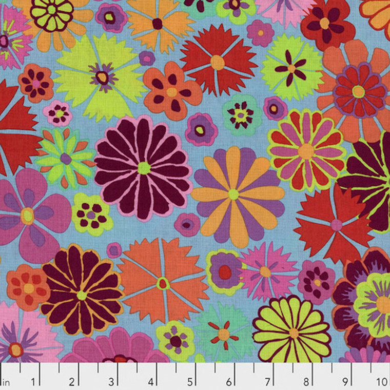 Kaffe Fassett PWKF007 Artisan Folk Flower Pink Quilting Fabric By Yard