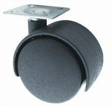 K11445-BL-A 40mm Screw On Furniture Caster w/ Brake  Set of 4