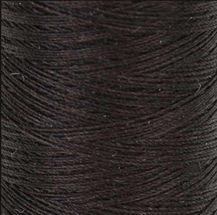 Seta Reale 100% Silk Sewing & Embroidery Thread #024 Dk. Brown 87 yd