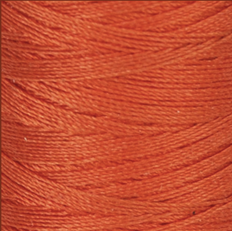 Seta Reale 100% Silk Sewing & Embroidery Thread #198 Tango Orange 87 yd