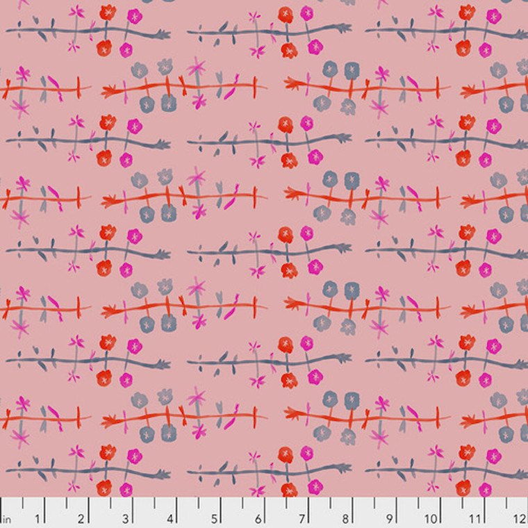 Courney Cerruti PWCO002 Long Distance Celebration Blush Fabric By Yard Courney Cerruti PWCO002 Long Distance Celebration Blush Fabric By Yard