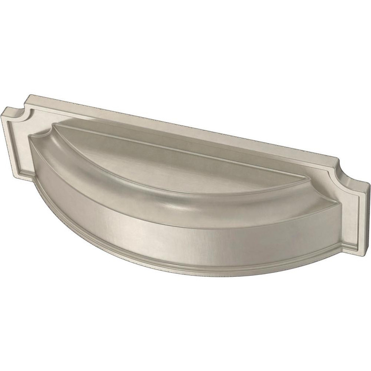 Liberty P40110C-SN Dual Mount Notched Backplate Cup Cabinet & Drawer Pull Satin Nickel Liberty P40110C-SN Dual Mount Notched Backplate Cup Cabinet & Drawer Pull Satin Nickel