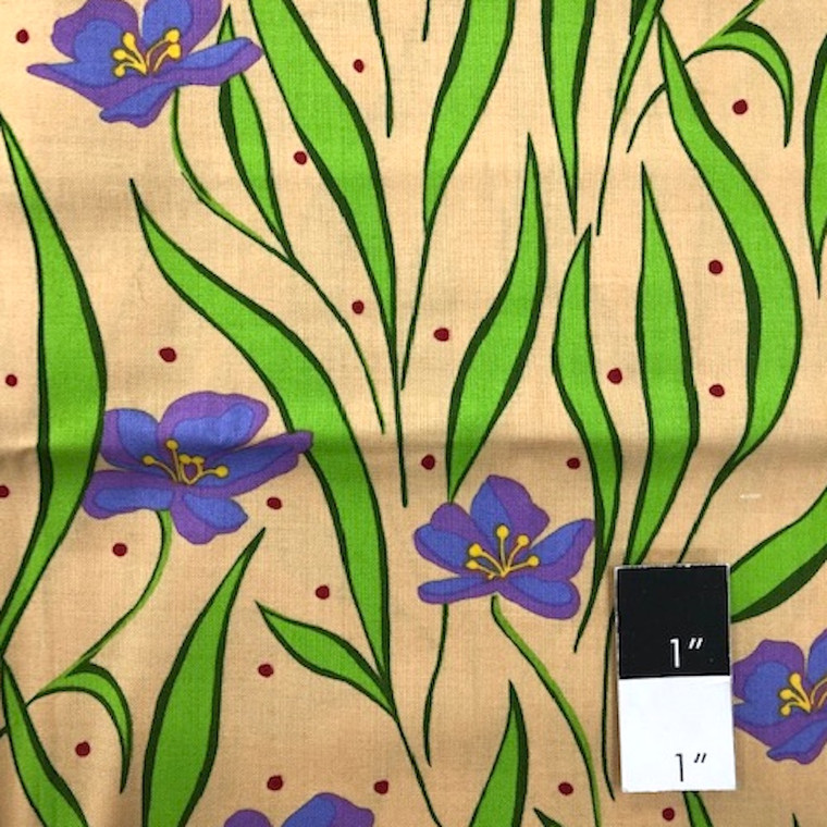 Valori Wells Fleurish Tan 100% Cotton Fabric By The Yard Valori Wells Fleurish Tan 100% Cotton Fabric By The Yard