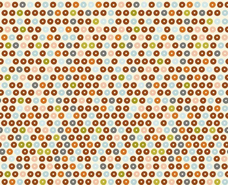 Stof Fabrics 4500-277 Daydreamers Dotted Dots Multi Cotton Fabric By The Yard Stof Fabrics 4500-277 Daydreamers Dotted Dots Multi Cotton Fabric By The Yard