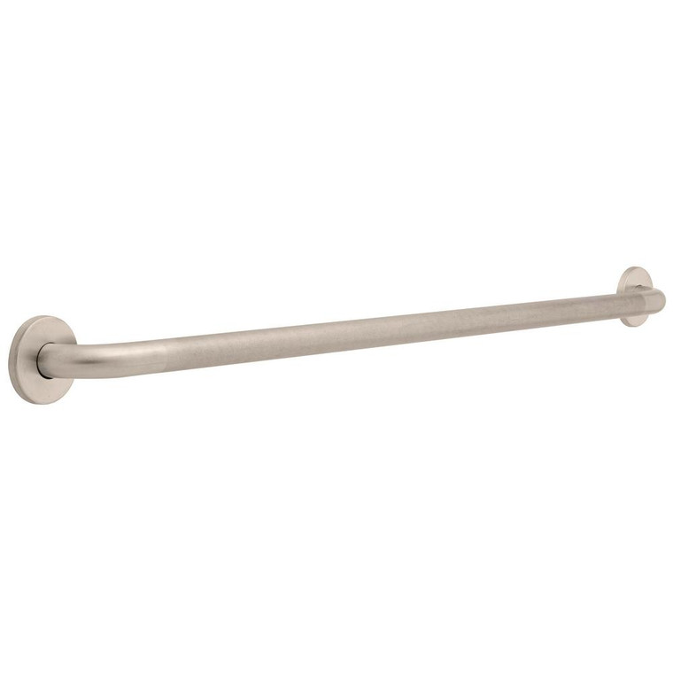 Franklin Brass 5742PS 1-1/4" x 42" Concealed Mount Safety Bath & Shower Grab Bar Peened Stainless Steel