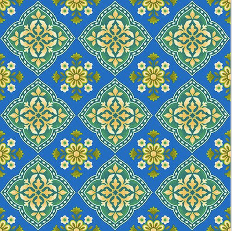 Studio e Butterfly Dreams 4714-77 Medallion Blue Cotton Fabric By Yard Studio e Butterfly Dreams 4714-77 Medallion Blue Cotton Fabric By Yard