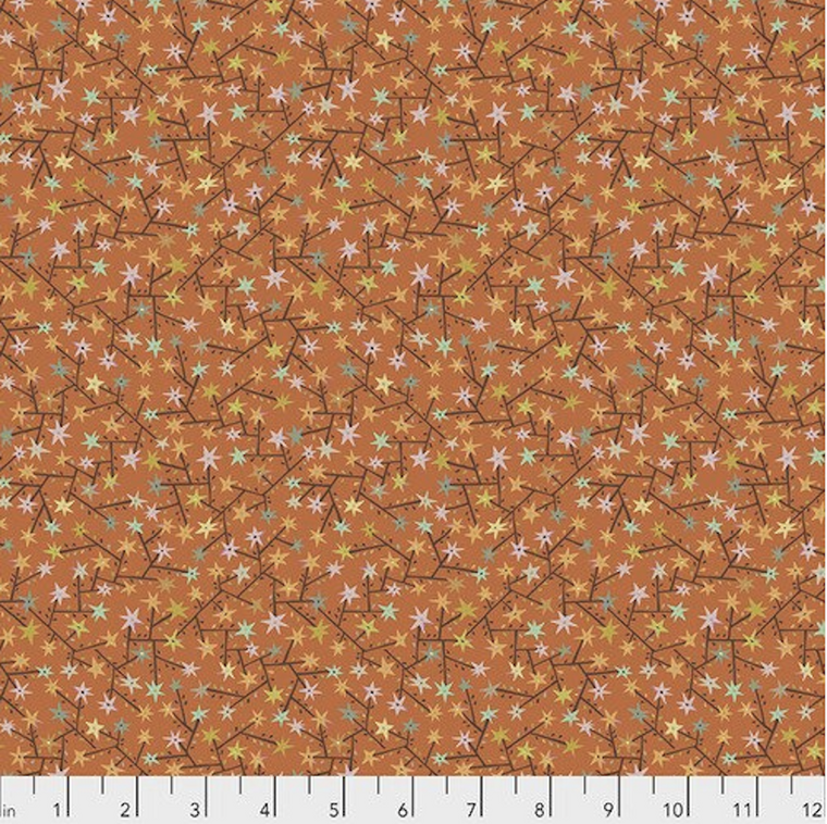 Free Spirit Kathy Doughty New Vintage PWMO043 Tangled Tangerine Cotton Fabric by Yd Free Spirit Kathy Doughty New Vintage PWMO043 Tangled Tangerine Cotton Fabric by Yd