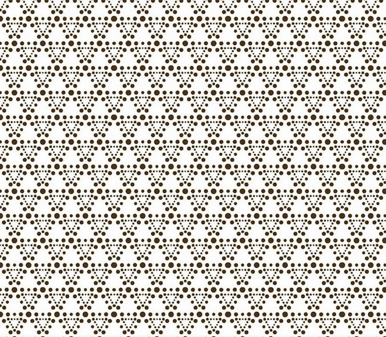 Stof Fabrics 4512-452 Dot Mania Triangle Dots Brown Cotton Fabric By The Yard Stof Fabrics 4512-452 Dot Mania Triangle Dots Brown Cotton Fabric By The Yard