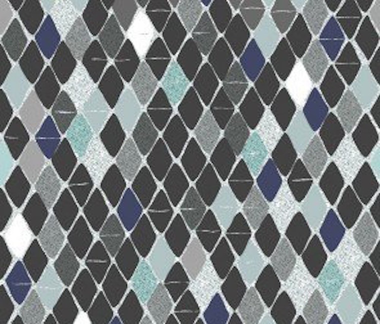 Stof Fabrics 4500-668 Cosy Minds Scales Teal Black Cotton Fabric By The Yard Stof Fabrics 4500-668 Cosy Minds Scales Teal Black Cotton Fabric By The Yard