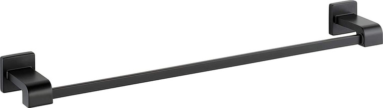 DELTA 77524-BL Ara 24" Bath Towel Bar Rack, Matte Black