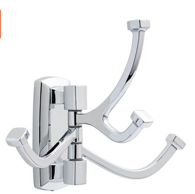 Delta PWD37-PC Portwood Bath Swivel Towel & Robe Chrome Finish Delta PWD37-PC Portwood Bath Swivel Towel & Robe Chrome Finish