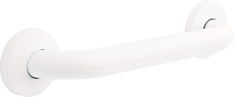 Peeress P5912-W  12" Bath Safety Concealed Mount Grab Bar White Finish