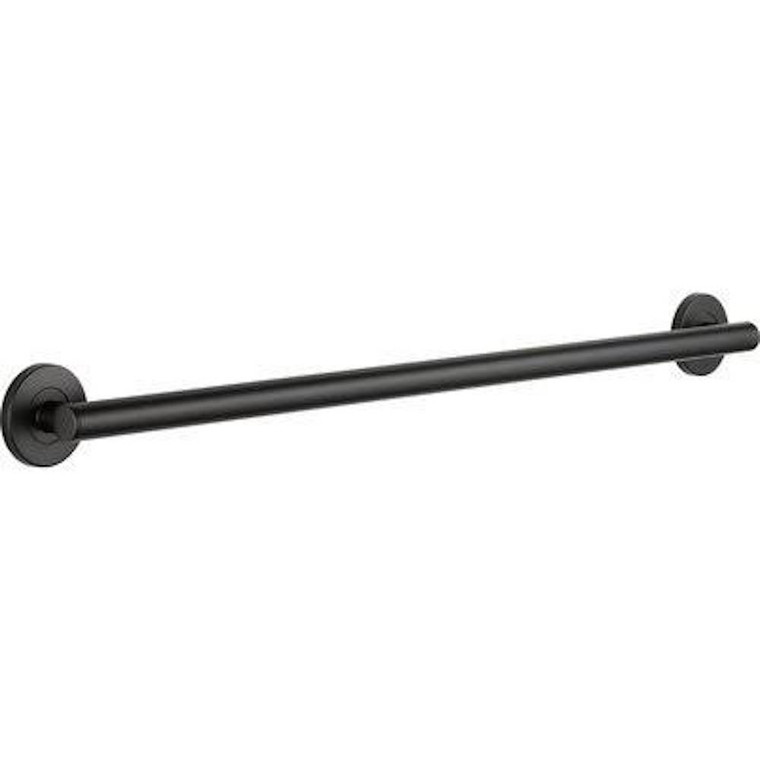 Delta 41836-BL 36" Contemporary Decorative ADA Grab Bar Matte Black Finish