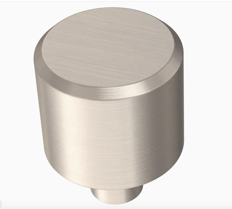 Brainerd P43448W-SN Satin Nickel 1" Bar Cabinet Drawer Knob