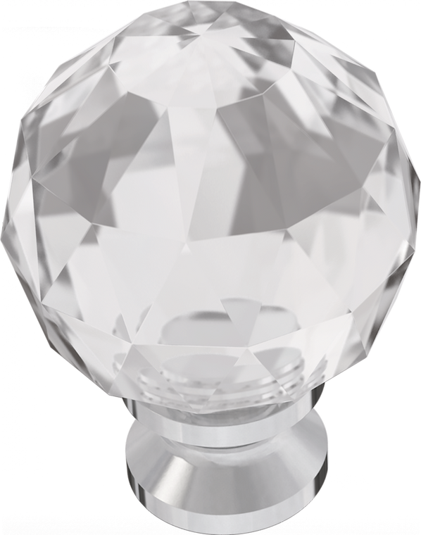 Mainstays P12753L-CL 1-3/16" (30mm) Clear Faceted Acrylic Cabinet Knobs, 2-Pack